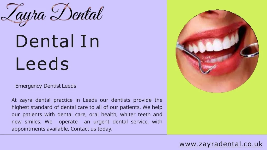 PPT Cosmetic Dentist Leeds PowerPoint Presentation, free download