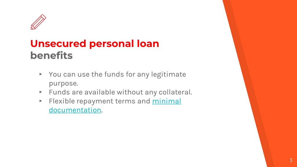 Unsecured Personal Loan Requirements