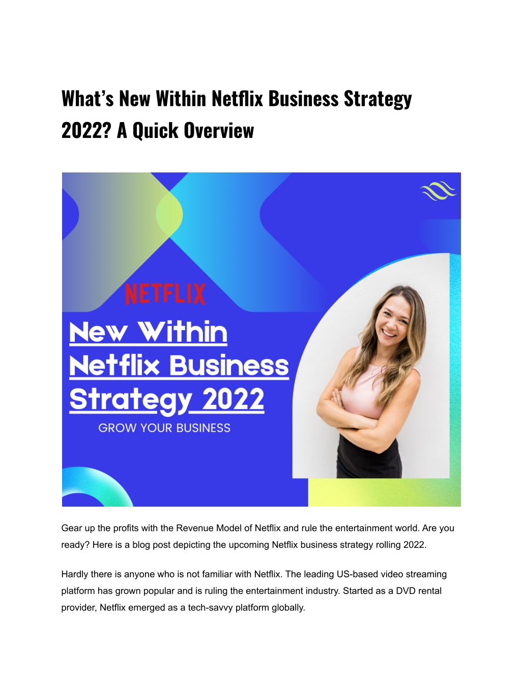 netflix business plan 2022