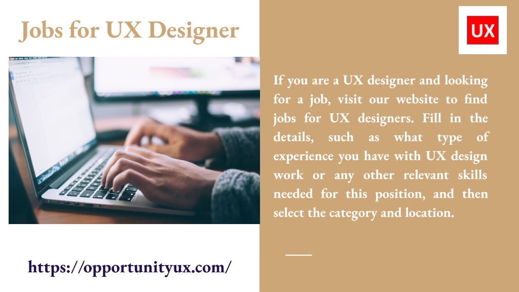 PPT UX Designer Jobs Entry Level PowerPoint Presentation, free