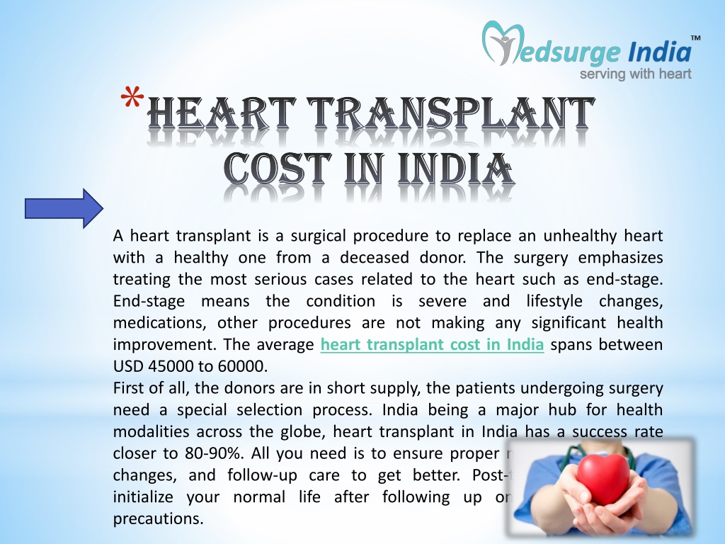 PPT - Heart Transplant in India / Medsurgeindia PowerPoint Presentation ...