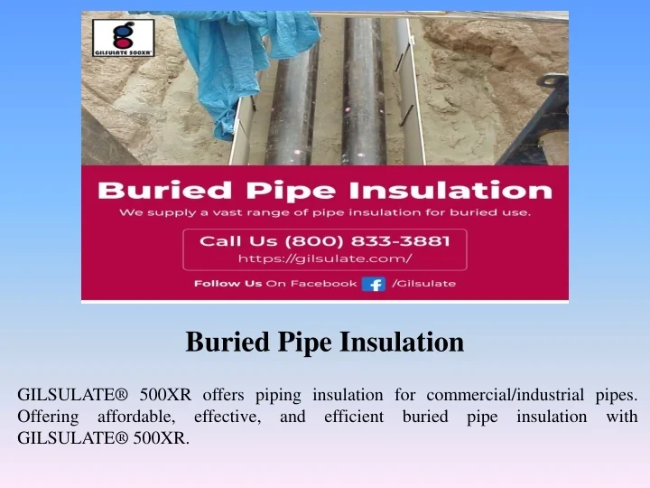 PPT Buried Pipe Insulation PowerPoint Presentation, free download
