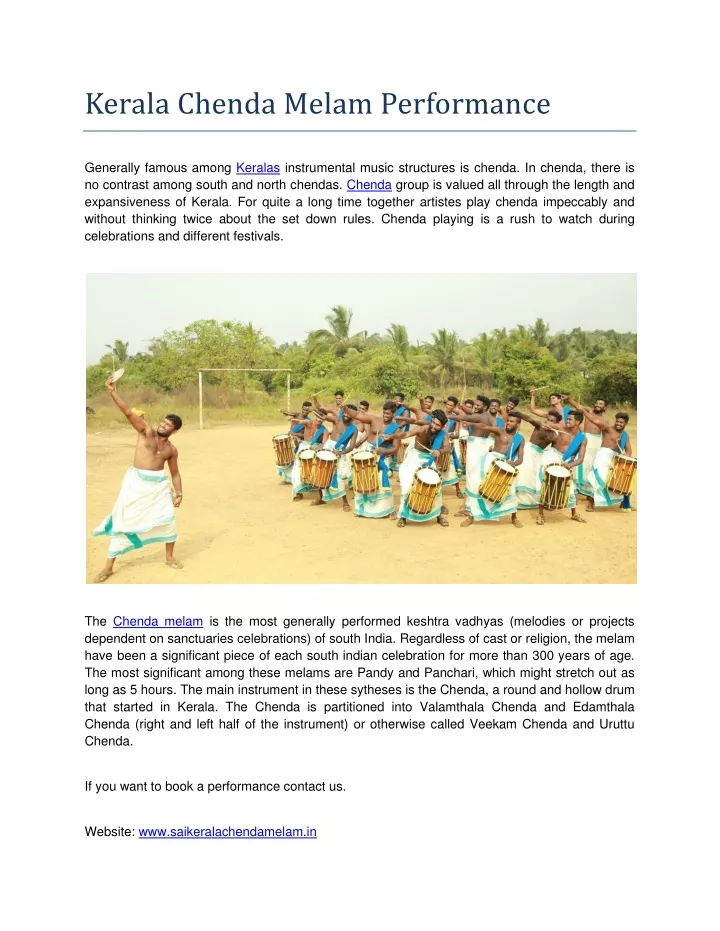 PPT Sai Kerala chenda Melam Chennai PowerPoint Presentation free PPT Sai Kerala chenda Melam Chennai PowerPoint Presentation free