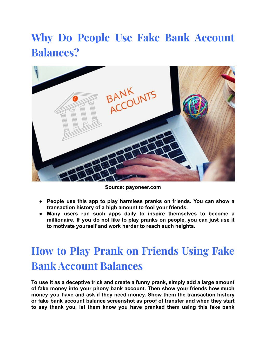 Ppt How To Create Fake Bank Account Balance In Simple Steps