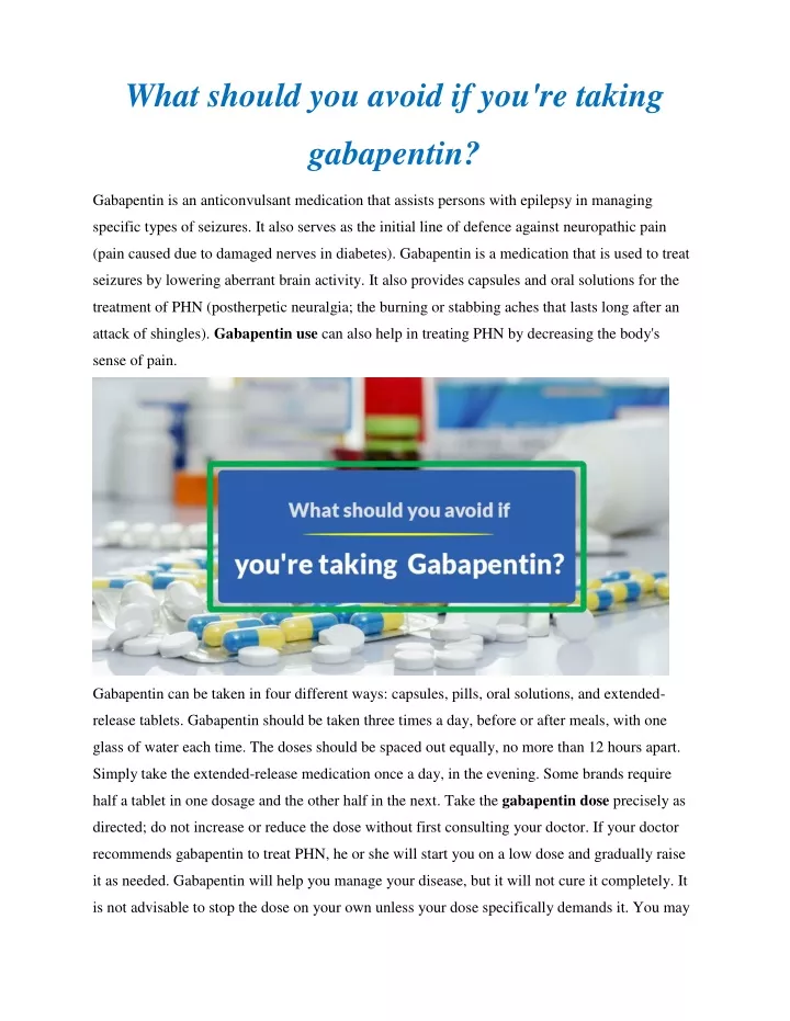 ppt-what-should-you-avoid-if-you-re-taking-gabapentin-powerpoint