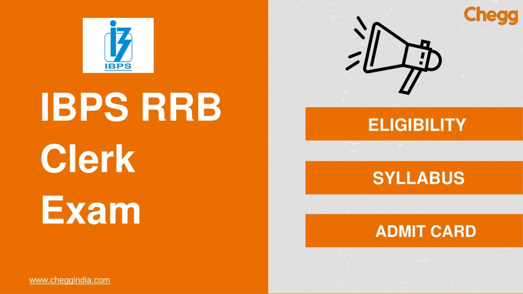 PPT IBPS RRB CLERK EXAM PowerPoint Presentation, free download ID