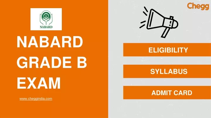 PPT - NABARD GRADE B EXAM PowerPoint Presentation, Free Download - ID:10983411