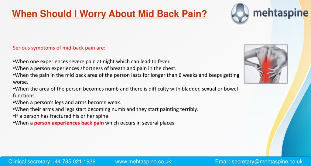 When Should I Worry About Mid Back Pain