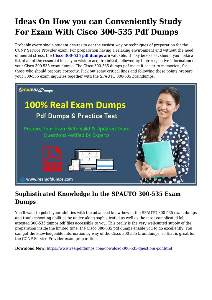 PPT - Important Preparing Because of the Enable Of 300-535 Dumps Pdf  PowerPoint Presentation - ID:10986581