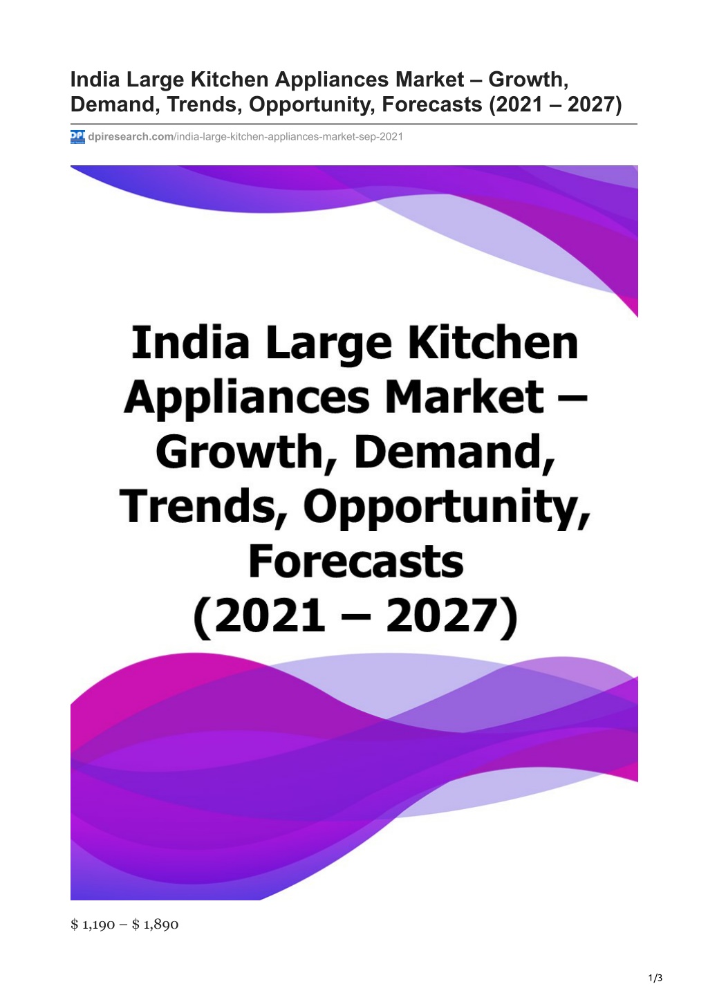 Kitchen Appliances Market Size In India at Paola Warren blog