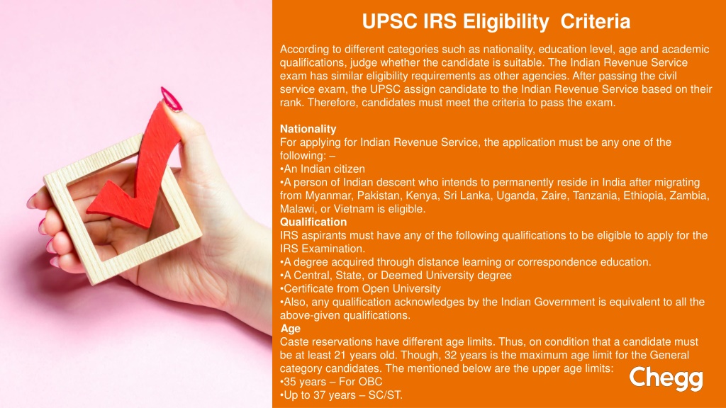 PPT - UPSC IRS PowerPoint Presentation, free download - ID:10987609