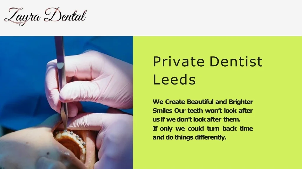 PPT Leeds Urgent Dental Centre PowerPoint Presentation, free download