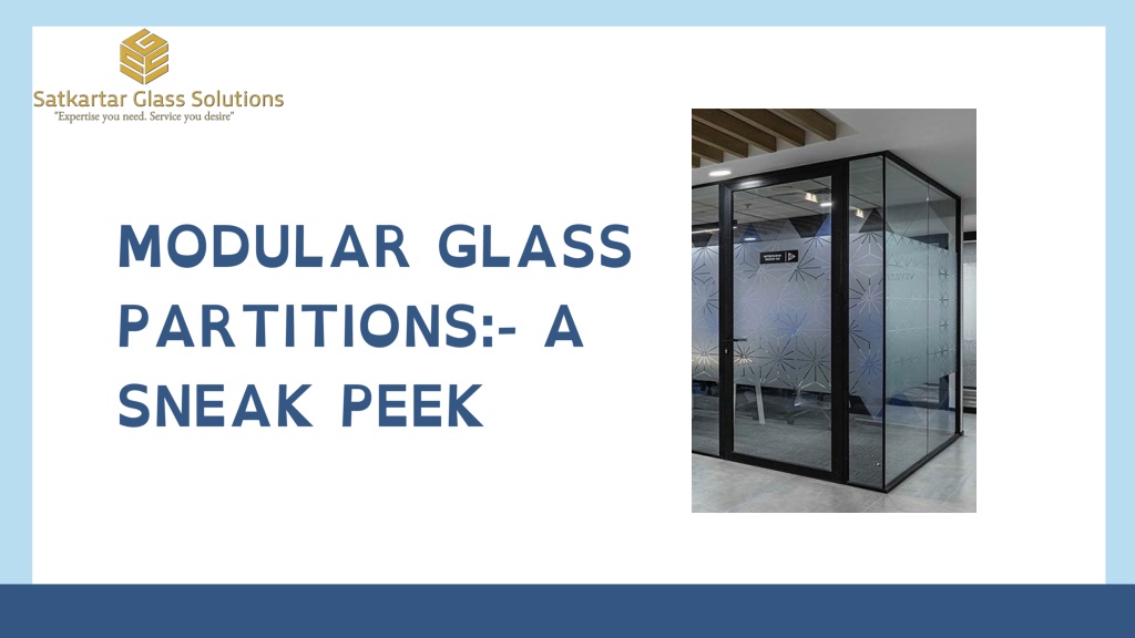 PPT - Modular Glass Partitions- A Sneak Peek PowerPoint Presentation ...