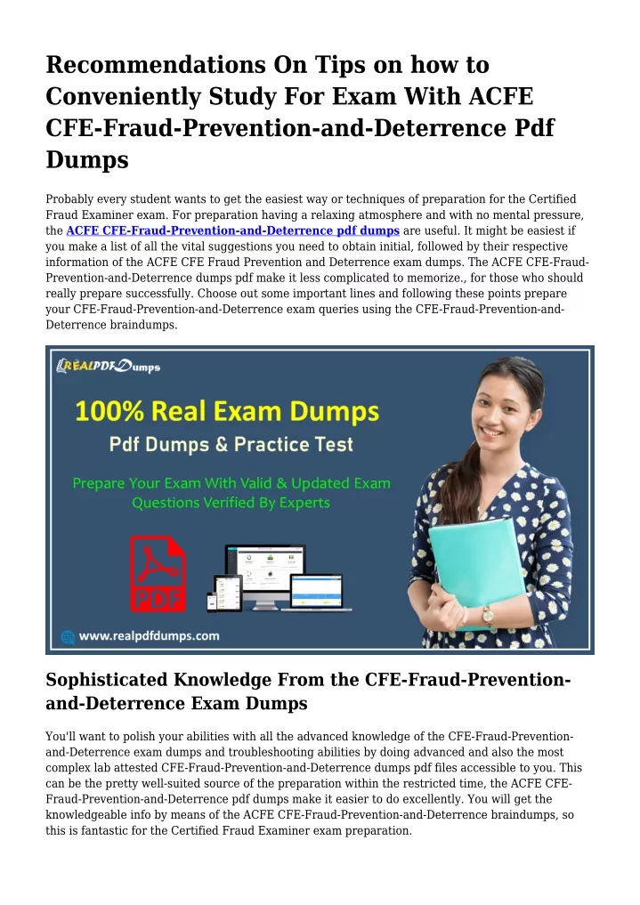 Latest CFE-Fraud-Prevention-and-Deterrence Exam Cram