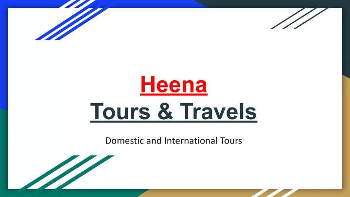 usa tour by heena