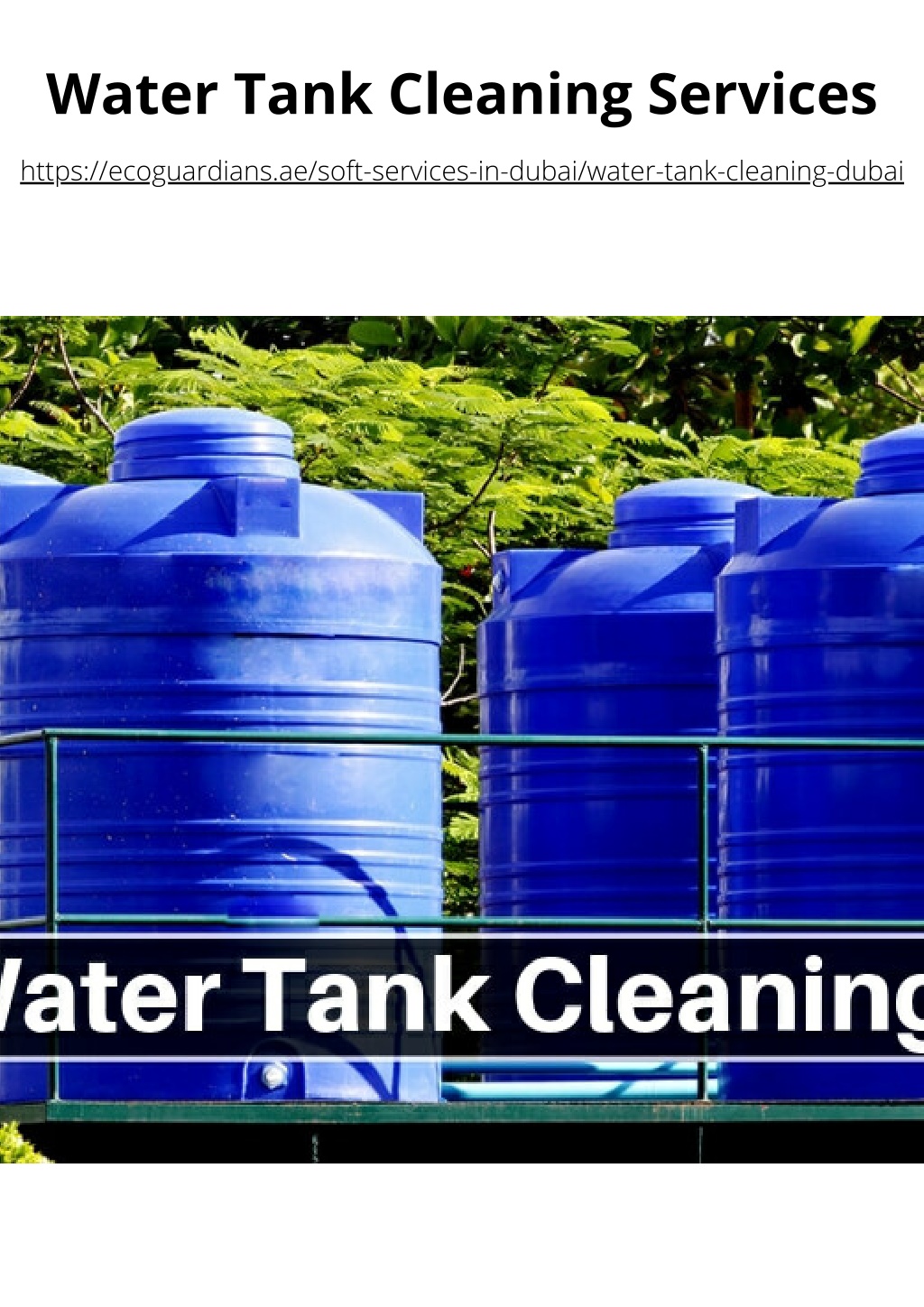 Ppt Water Tank Cleaning Services Eco Guardians Powerpoint Presentation Id10991584 9549