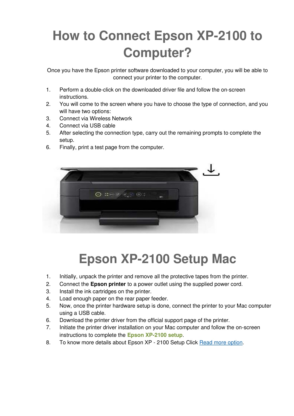 Ppt Epson Setup Converted Powerpoint Presentation Free Download Id