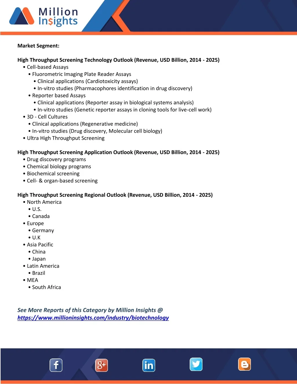 PPT - High Throughput Screening (HTS) Market Size, Definition ...
