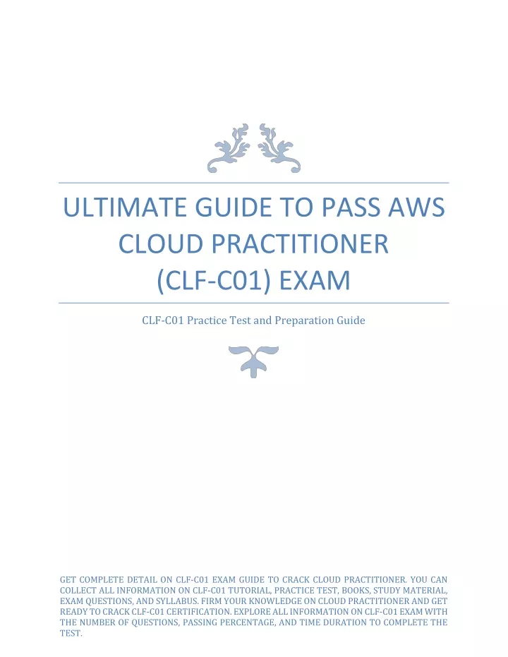 PPT - Ultimate Guide to Pass AWS Cloud Practitioner (CLF-C01) Exam Sns-Brigh10