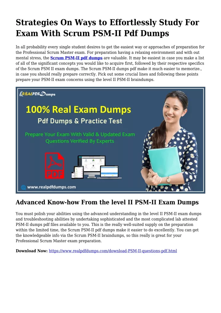 PSM-II Exam Practice