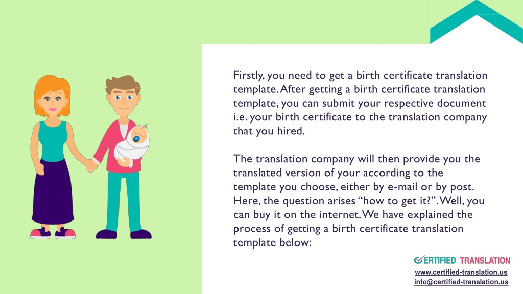 Ppt Birth Certificate Translation Template For Uscis Powerpoint