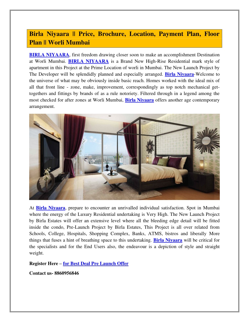 PPT - Birla Niyaara || Price, Brochure, Location, Payment Plan,Floor ...