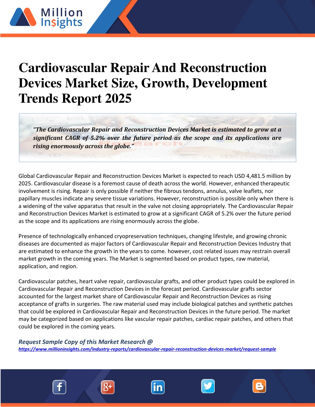 PPT - Cardiovascular Repair And Reconstruction Devices Market Size 