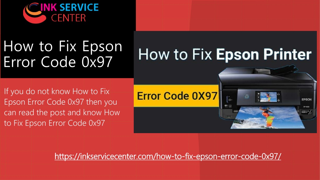 Ppt How To Fix Epson Error Code X Powerpoint Presentation Free Download Id