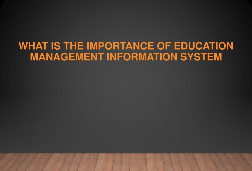 what is the important of educational management