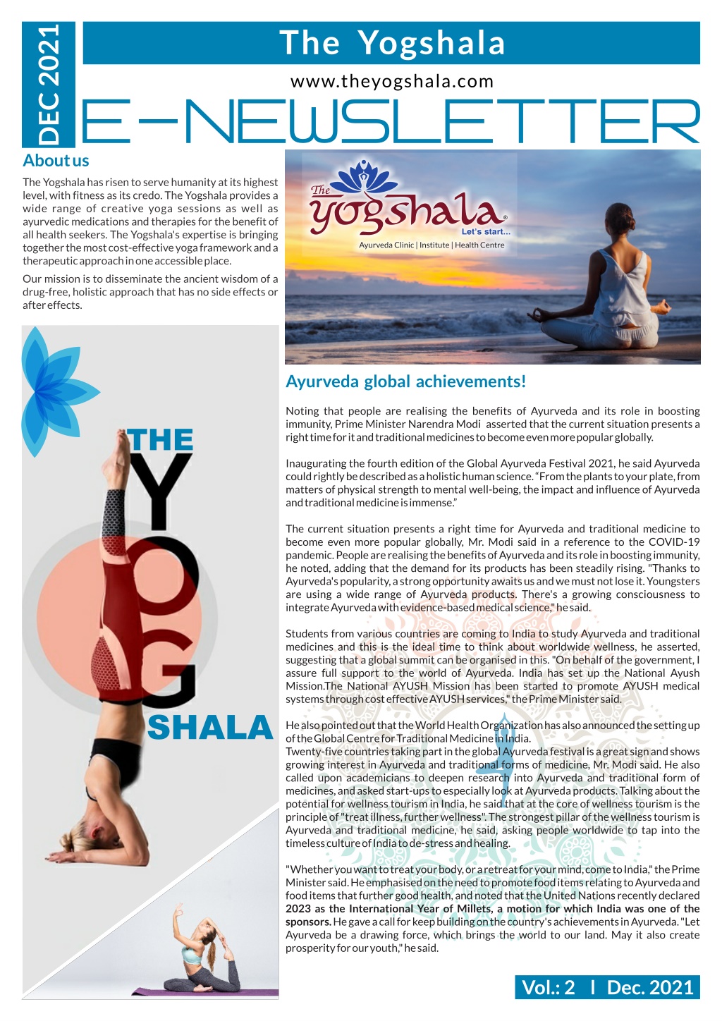 PPT - The Yogshala NewsLetter PowerPoint Presentation, free download ...