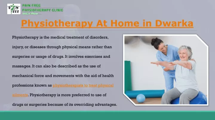 Physiotherapy At Home Dwarka Sector 6 – Pain Free