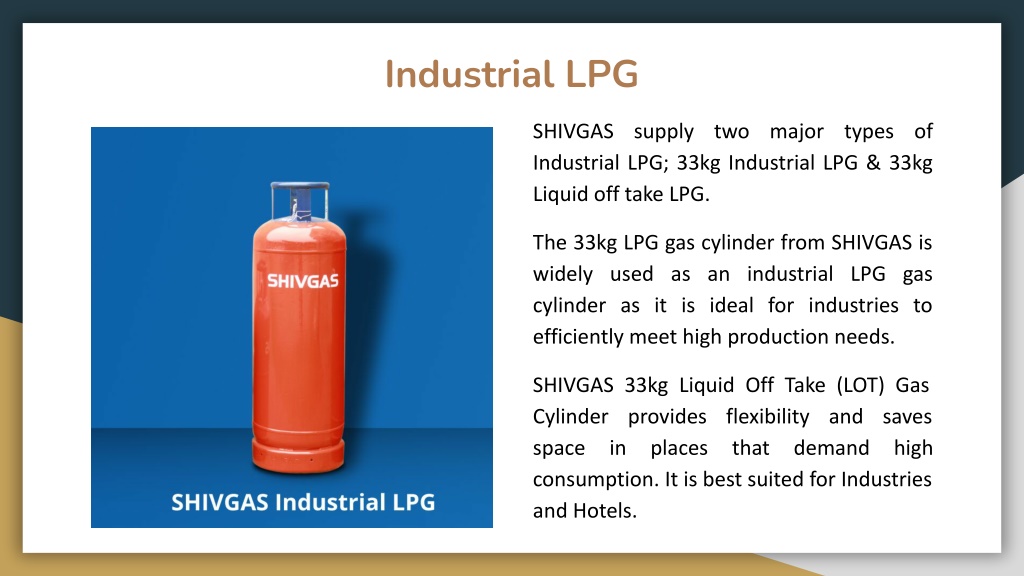 PPT - Different Types of LPG Cylinders Supplied by SHIVGAS PowerPoint ...