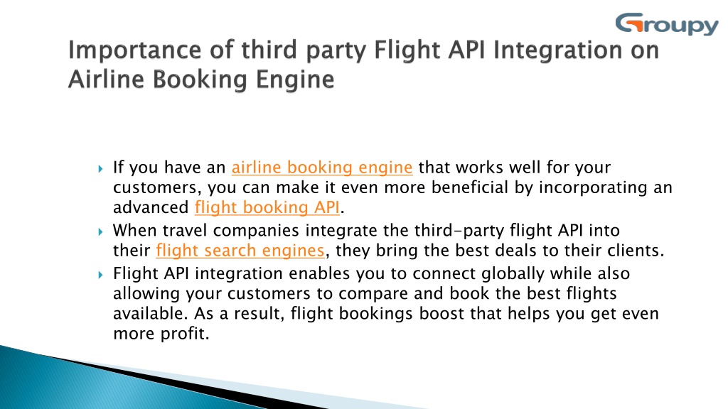 PPT - Flight API Integration PowerPoint Presentation, free download ...