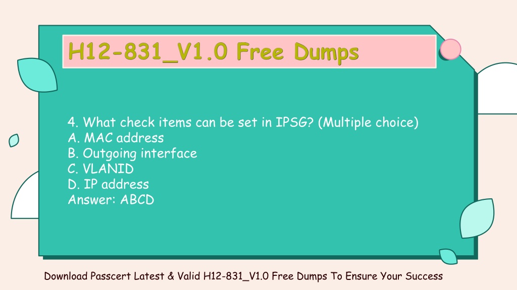 Reliable H12-831_V1.0 Dumps Files