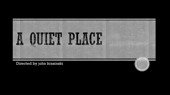 a quiet place review