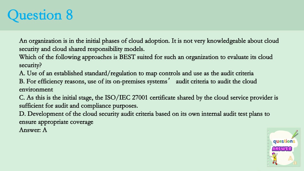 PPT - Certificate of Cloud Auditing Knowledge CCAK Practice Test 