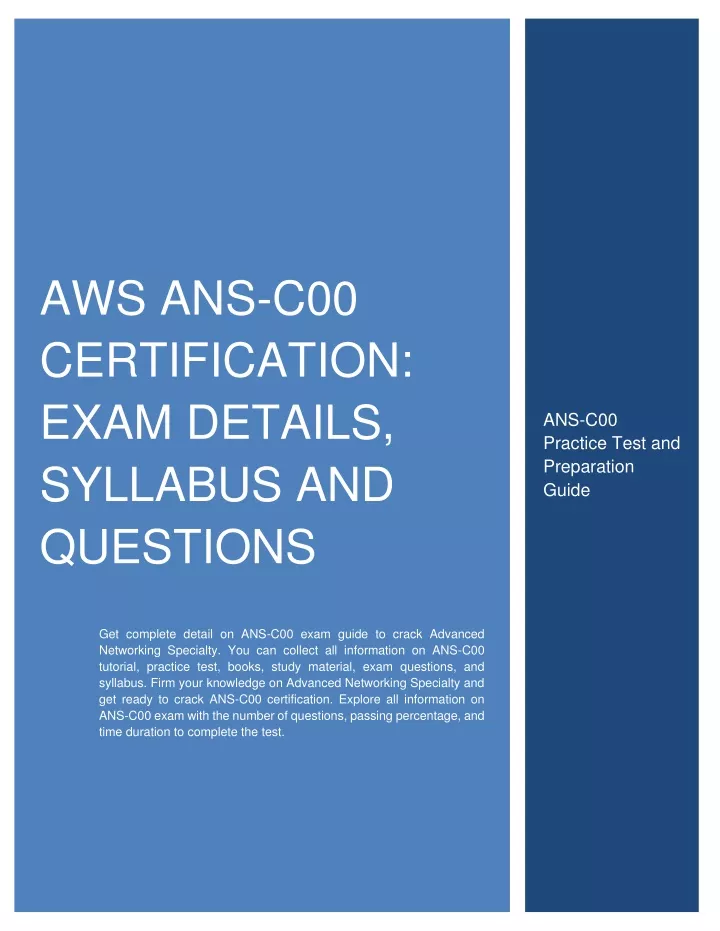 ANS-C00 Online Praxisprüfung