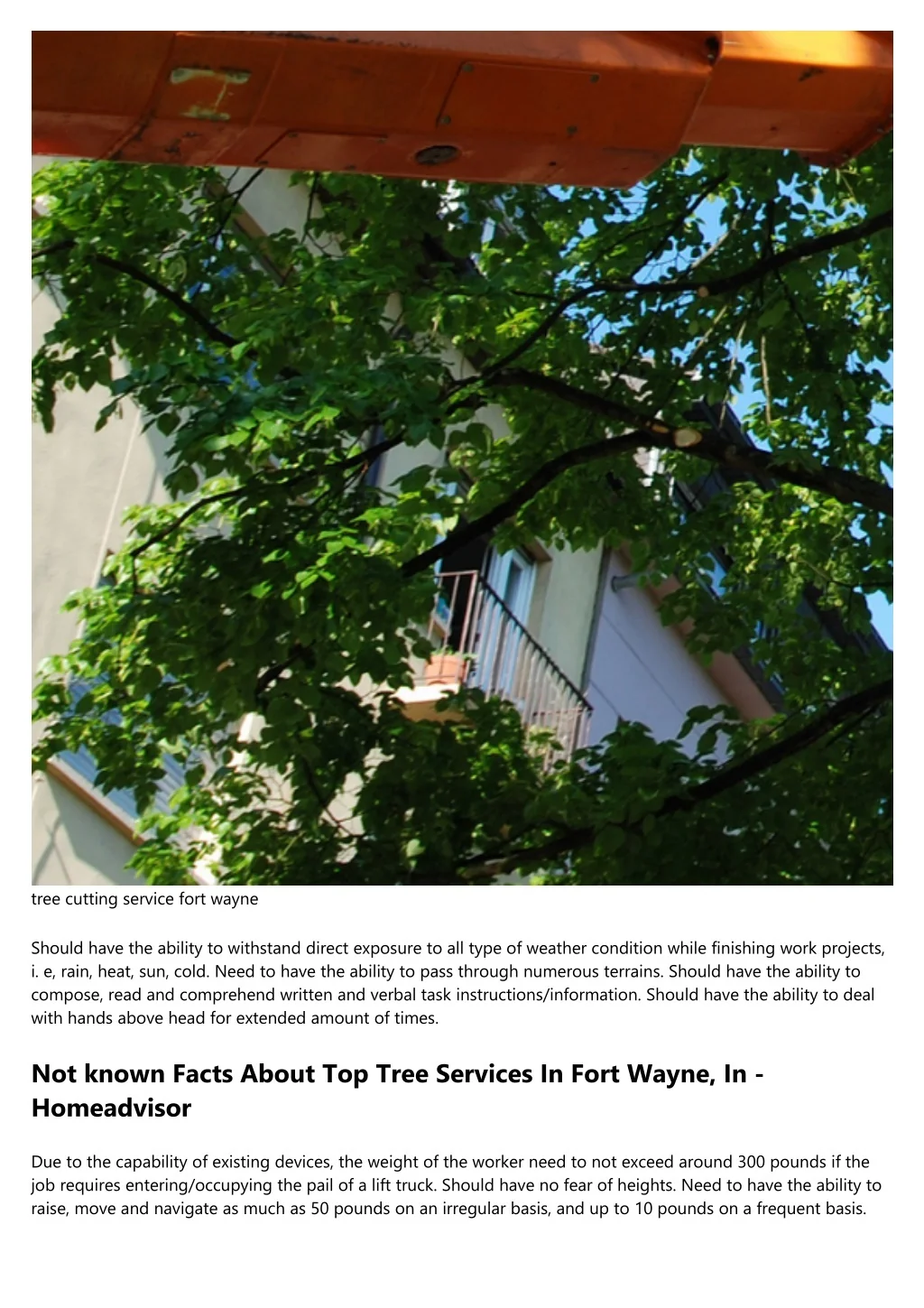 PPT - Why We Love Fort Wayne Tree Trimming & Removal Service (And You ...