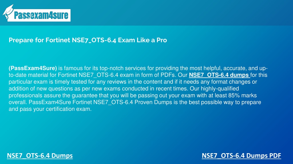 NSE7_OTS-6.4 Certification Practice