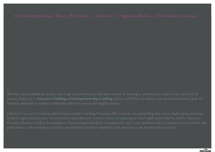 PPT Executive Coach Melbourne Executive Coaching Melbourne