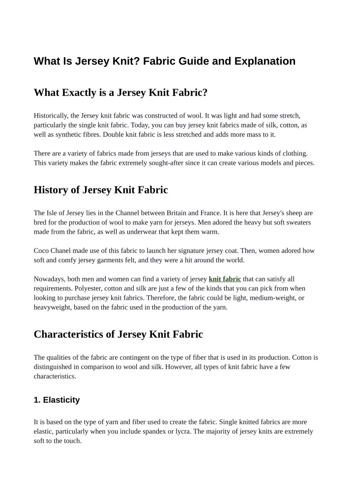 ppt-what-is-jersey-knit-fabric-guide-and-explanation-powerpoint