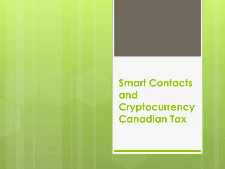 cryptocurrency canadian tax