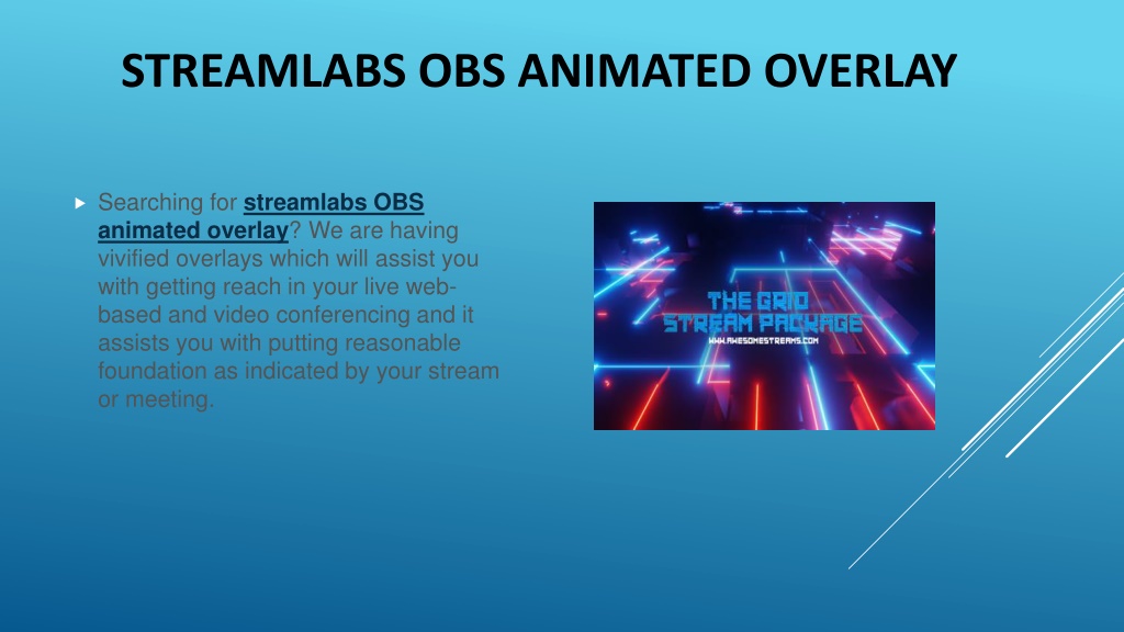 free animated stream overlays for obs