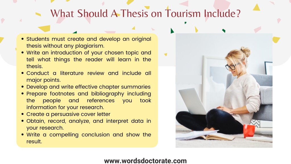 sample thesis about tourism