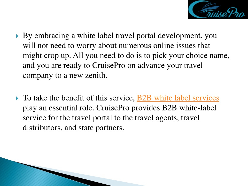 PPT - B2B White Label Travel Portal PowerPoint Presentation, Free ...