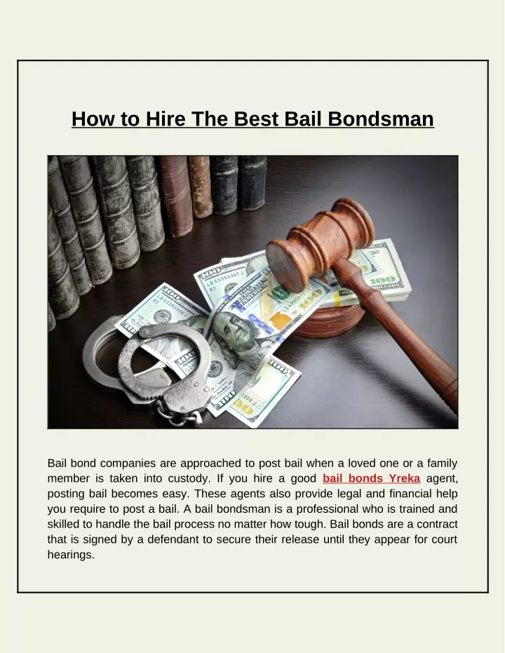 PPT - Tips To Identify The Most Trusted Bail Bondsman? PowerPoint ...