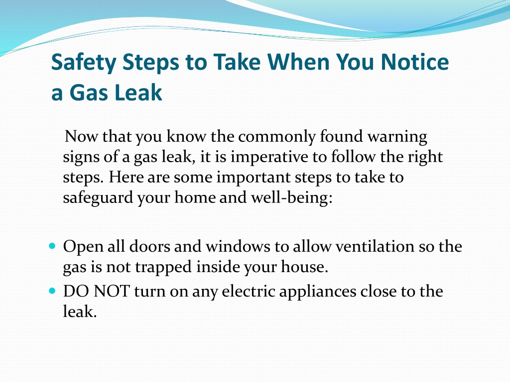 PPT - How To Detect A Gas Leak In Your Home PowerPoint Presentation ...