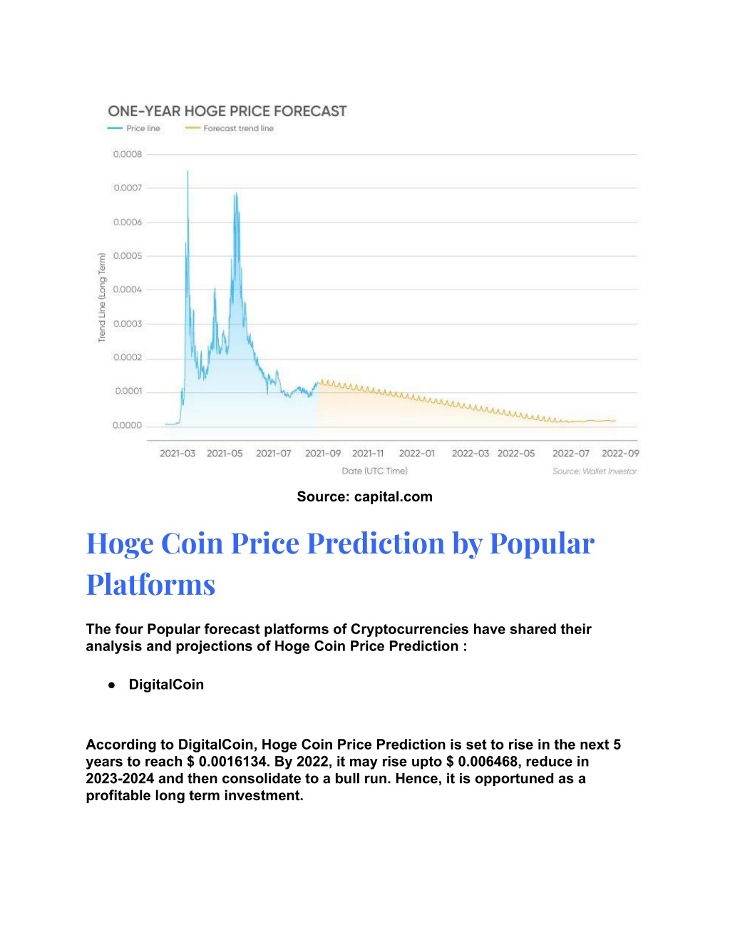 hoge finance price prediction 2025