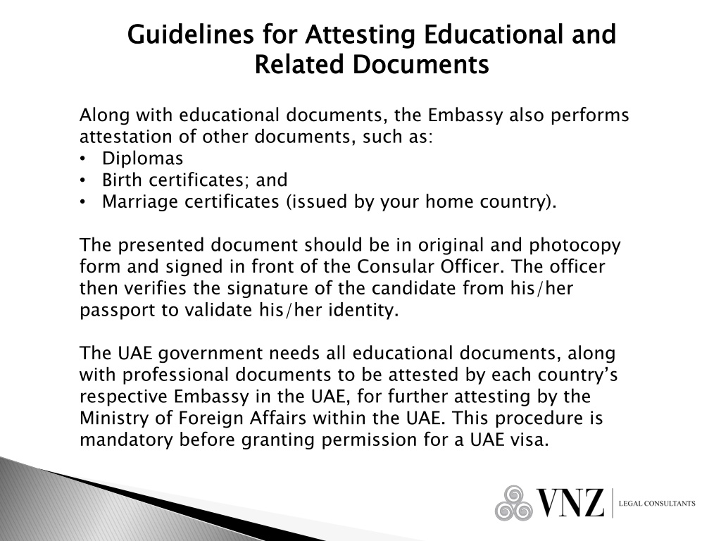 PPT - How To Get A Certificate Attested In The UAE PowerPoint ...