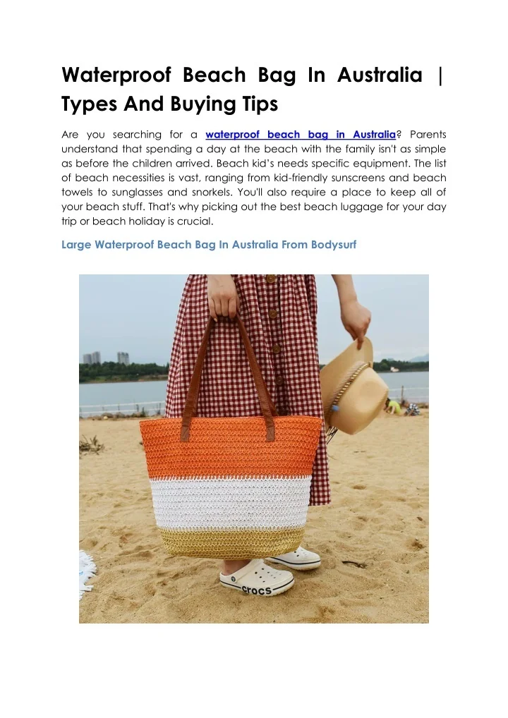 PPT Waterproof Of Beach Bag Australia PowerPoint Presentation, free